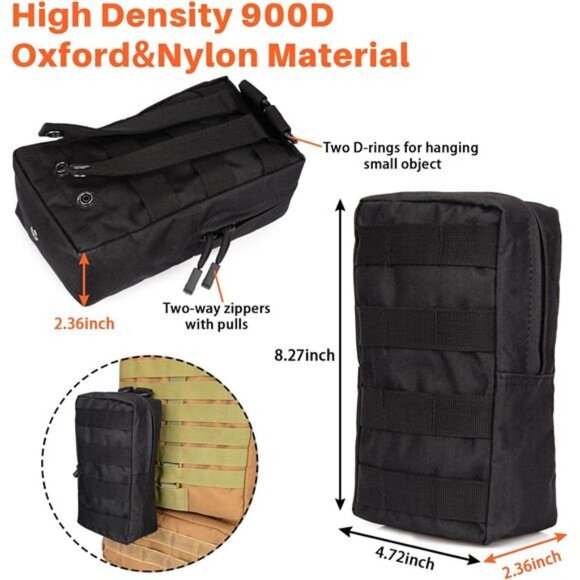 36PCS Attachments for Tactical Backpack Vest Belt, D-Ring Grimloc Looking Gear - Picture 2 of 7